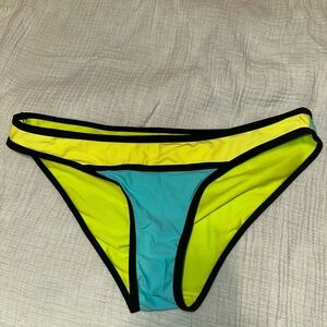 Yellow and Blue Bikini Bottom